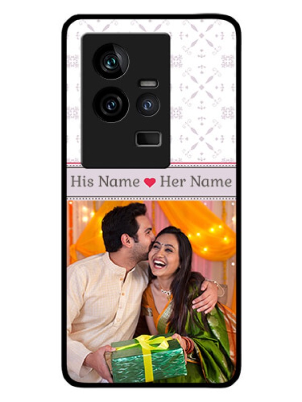 Custom iQOO 11 5G Custom Glass Mobile Case - with Photo and Ethnic Design