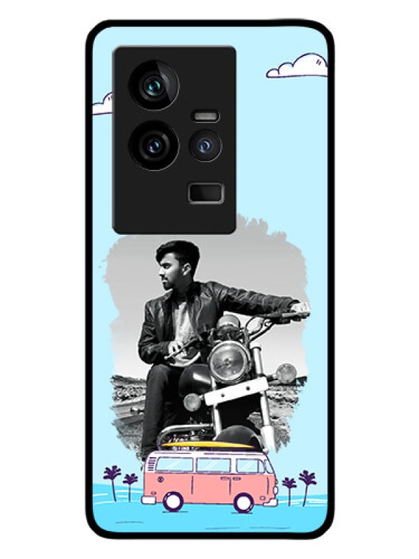 Custom iQOO 11 5G Photo Printing on Glass Case - Travel & Adventure Design