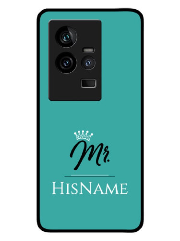 Custom iQOO 11 5G Custom Glass Phone Case Mr with Name