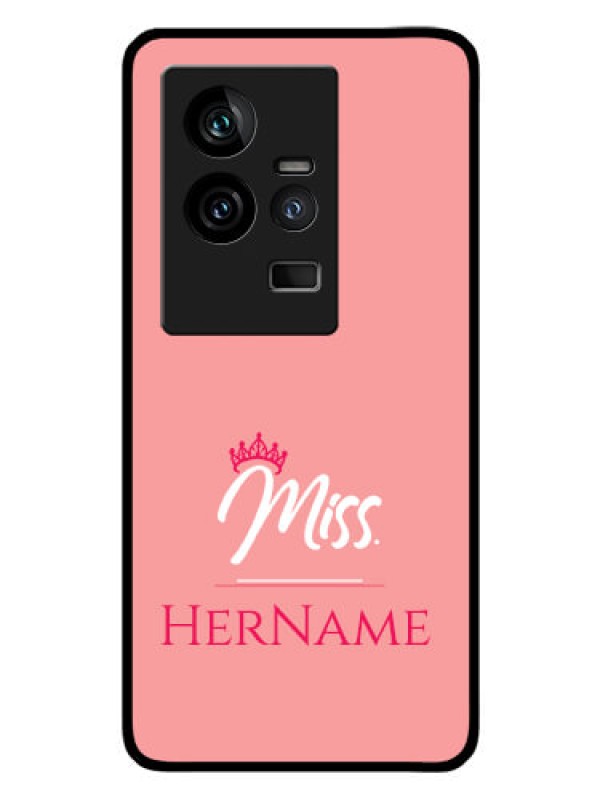 Custom iQOO 11 5G Custom Glass Phone Case Mrs with Name
