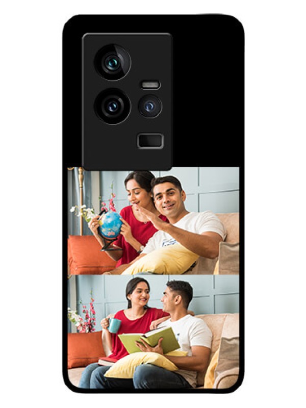 Custom iQOO 11 5G 2 Images on Glass Phone Cover