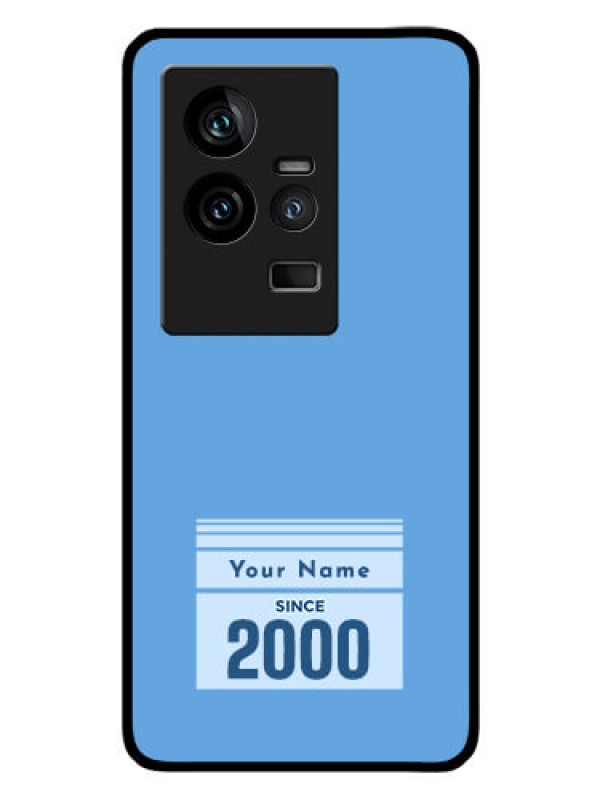 Custom iQOO 11 5G Custom Glass Mobile Case - Custom Year of birth Design