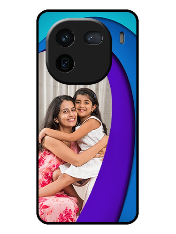 Custom iQOO 12 5G Custom Glass Phone Case - Simple Pattern Design