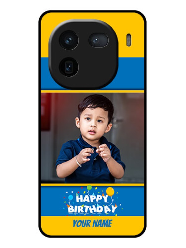 Custom iQOO 12 5G Custom Glass Phone Case - Birthday Wishes Design