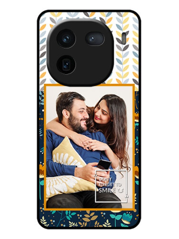 Custom iQOO 12 5G Custom Glass Phone Case - Pattern Design