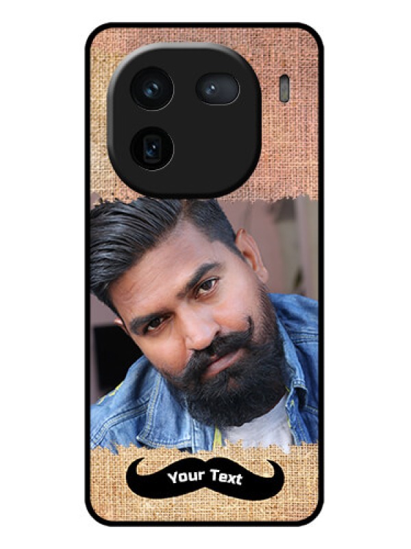 Custom iQOO 12 5G Custom Glass Phone Case - With Texture Design