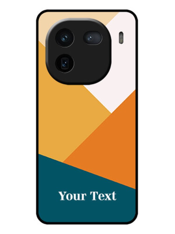 Custom iQOO 12 5G Custom Glass Phone Case - Stacked Multi - Colour Design