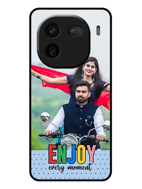 Custom iQOO 12 5G Custom Glass Phone Case - Enjoy Every Moment Design