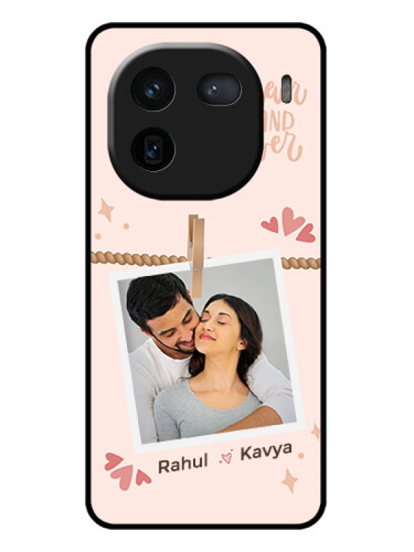 Custom iQOO 12 5G Custom Glass Phone Case - Forever And Ever Love Design