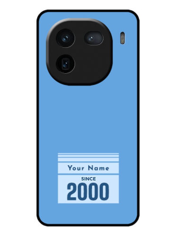 Custom iQOO 12 5G Custom Glass Phone Case - Custom Year Of Birth Design