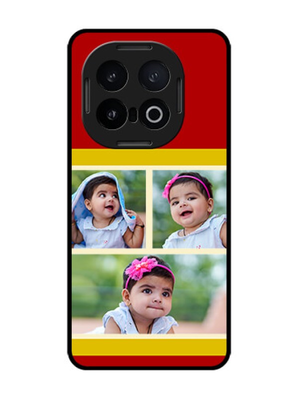 Custom iQOO 13 5G Custom Glass Phone CaseMultiple Pic Upload Design