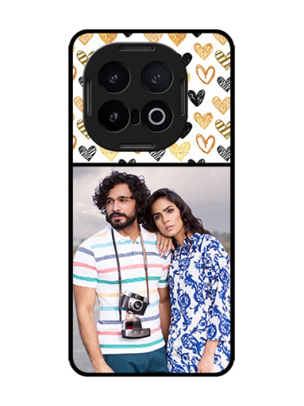 Custom iQOO 13 5G Custom Glass Phone CaseLove Symbol Design