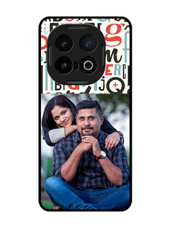 Custom iQOO 13 5G Custom Glass Phone CaseAlphabet Design