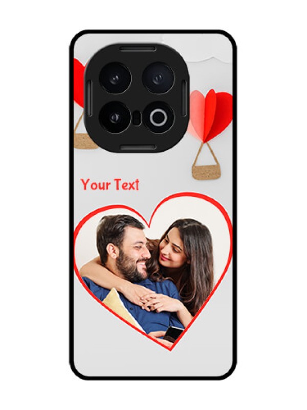 Custom iQOO 13 5G Custom Glass Phone CaseParachute Love Design