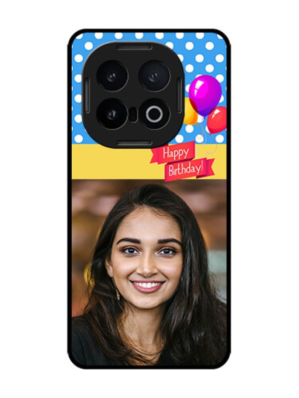 Custom iQOO 13 5G Custom Glass Phone CaseHappy Birthday Design
