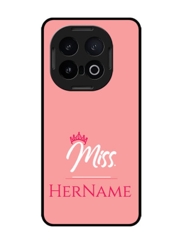 Custom iQOO 13 5G Custom Glass Phone CaseMrs With Name Design