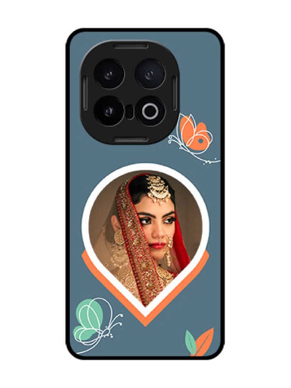 Custom iQOO 13 5G Custom Glass Phone CaseDroplet Butterflies Design
