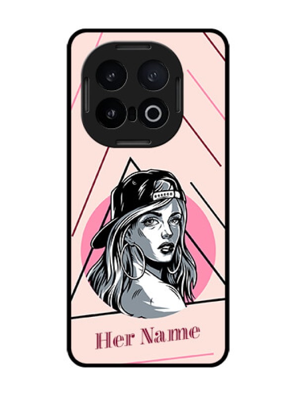 Custom iQOO 13 5G Custom Glass Phone CaseRockstar Girl Design