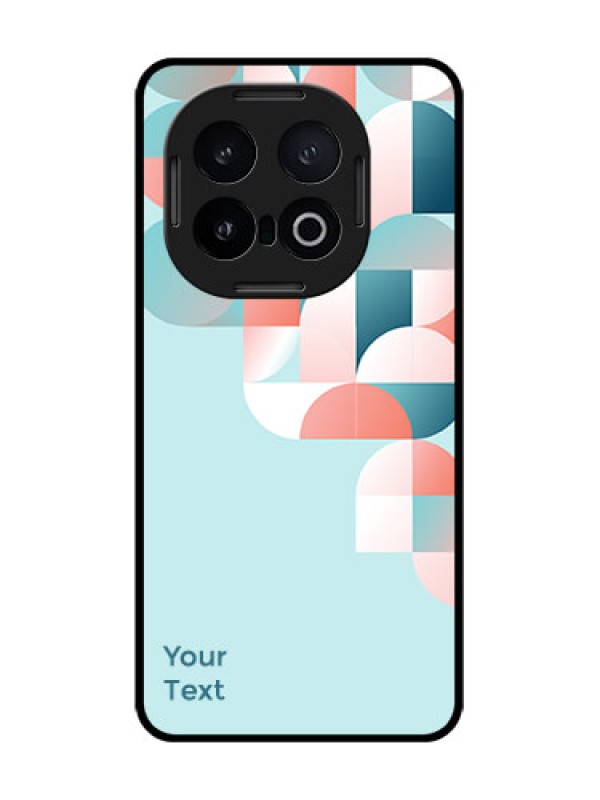 Custom iQOO 13 5G Custom Glass Phone CaseStylish Semi - Circle Pattern Design