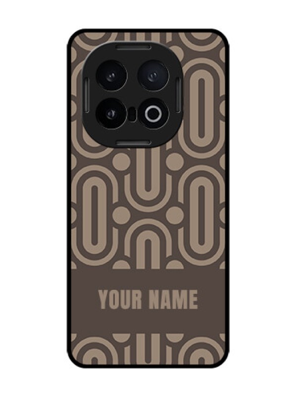 Custom iQOO 13 5G Custom Glass Phone CaseCaptivating Zero Pattern Design
