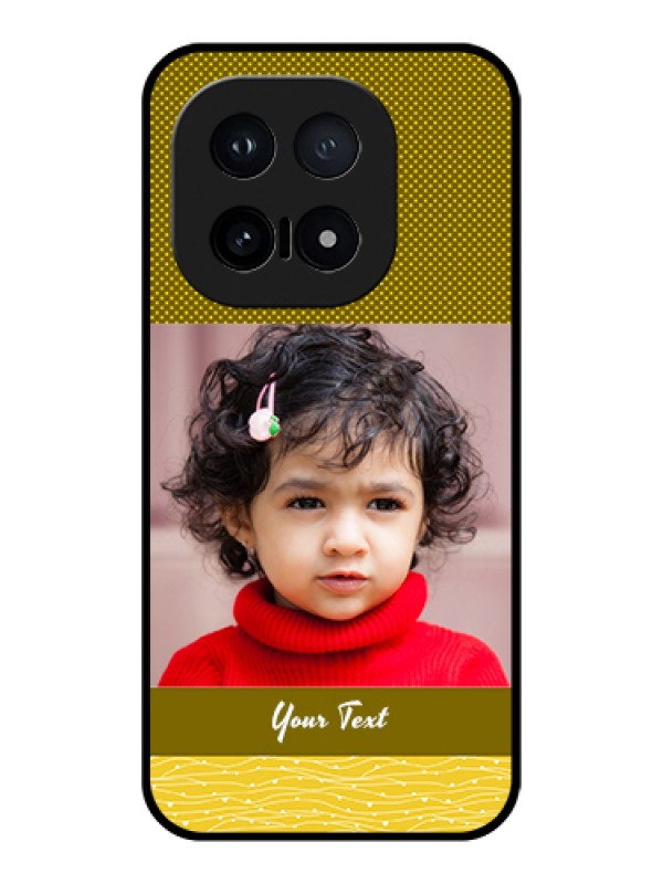 Custom iQOO 15 5G Custom Glass Phone Case - Simple Green Color Design