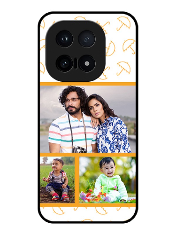Custom iQOO 15 5G Custom Glass Phone Case - Yellow Pattern Design