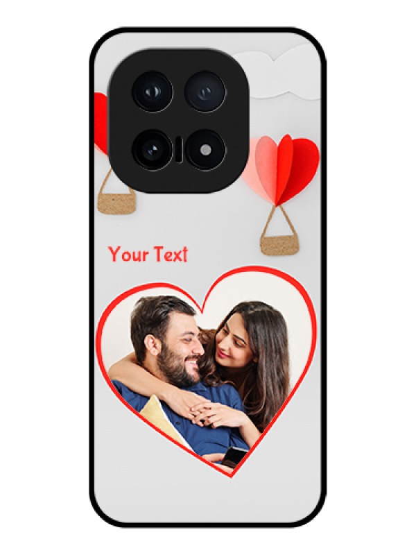 Custom iQOO 15 5G Custom Glass Phone Case - Parachute Love Design
