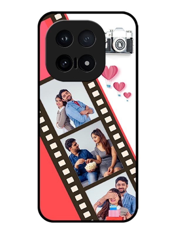 Custom iQOO 15 5G Custom Glass Phone Case - 3 Image Holder With Film Reel