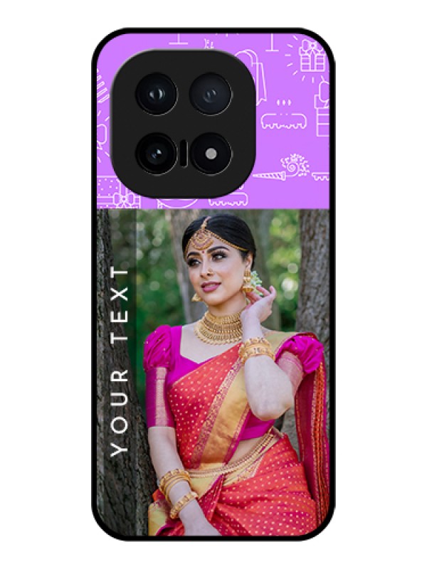 Custom iQOO 15 5G Custom Glass Phone Case - Birthday Icons Design