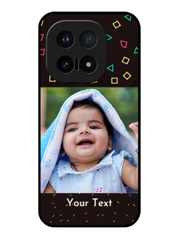 Custom iQOO 15 5G Custom Glass Phone Case - With Confetti Birthday Design