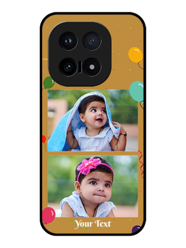 Custom iQOO 15 5G Custom Glass Phone Case - Image Holder With Birthday Celebrations Design