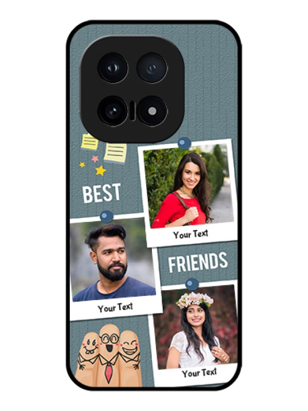 Custom iQOO 15 5G Custom Glass Phone Case - Sticky Frames And Friendship Design