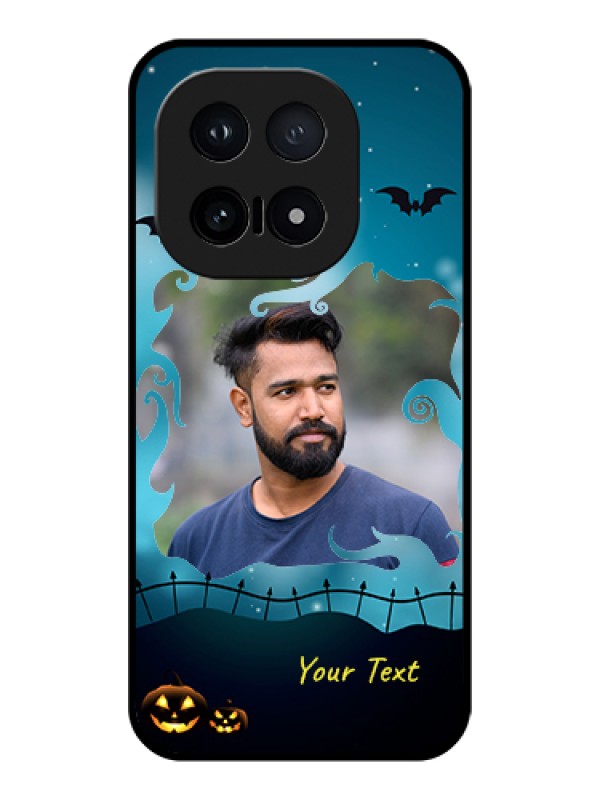 Custom iQOO 15 5G Custom Glass Phone Case - Halloween Frame Design