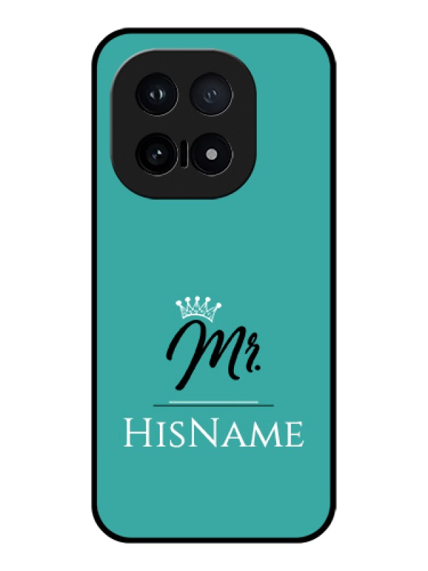 Custom iQOO 15 5G Custom Glass Phone Case - Mr With Name Design