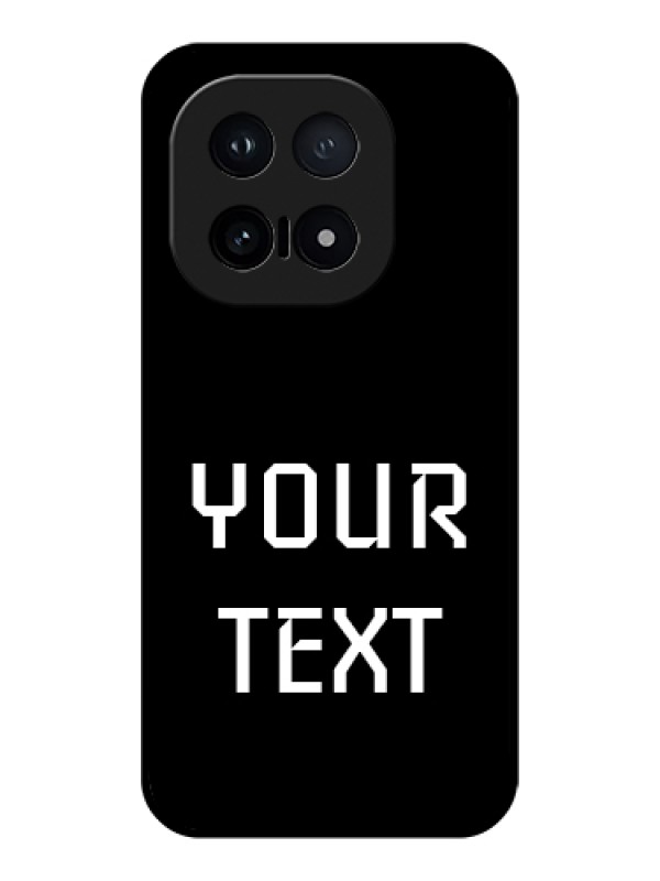 Custom iQOO 15 5G Custom Glass Phone Case - Your Name Design