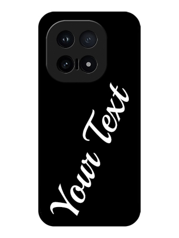 Custom iQOO 15 5G Custom Glass Phone Case - With Your Name Design