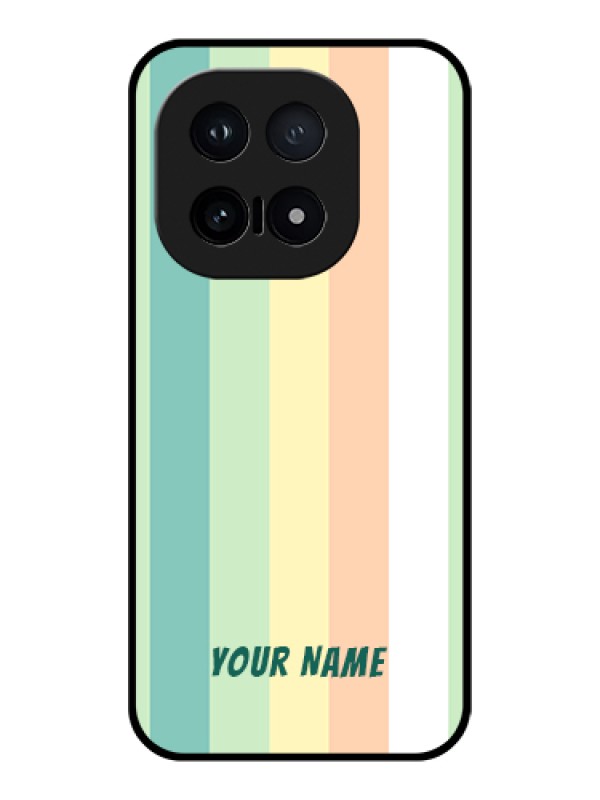 Custom iQOO 15 5G Custom Glass Phone Case - Multi - Colour Stripes Design