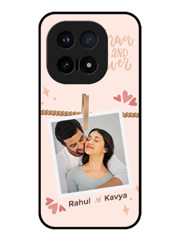 Custom iQOO 15 5G Custom Glass Phone Case - Forever And Ever Love Design