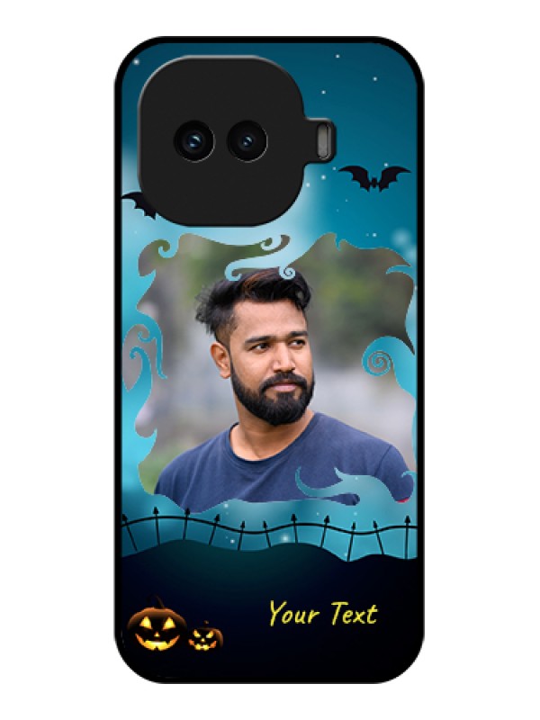 Custom iQOO 15R 5G Custom Glass Phone Case - Halloween Frame Design