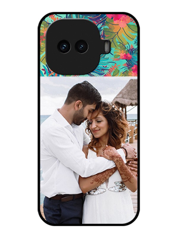 Custom iQOO 15R 5G Custom Glass Phone Case - Watercolor Floral Design