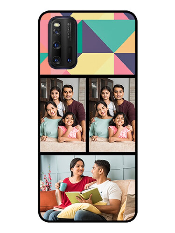 Custom iQOO 3 5G Custom Glass Phone Case - Bulk Pic Upload Design