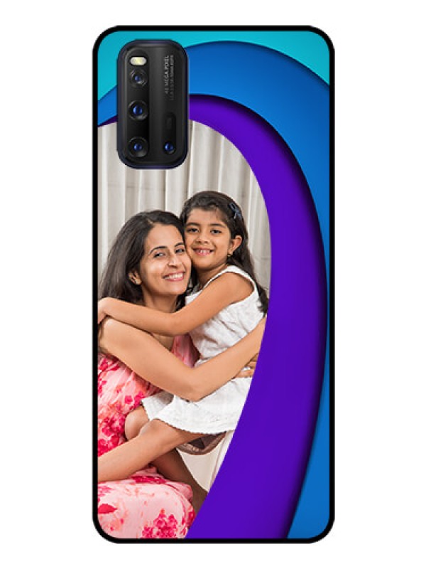Custom iQOO 3 5G Photo Printing on Glass Case - Simple Pattern Design