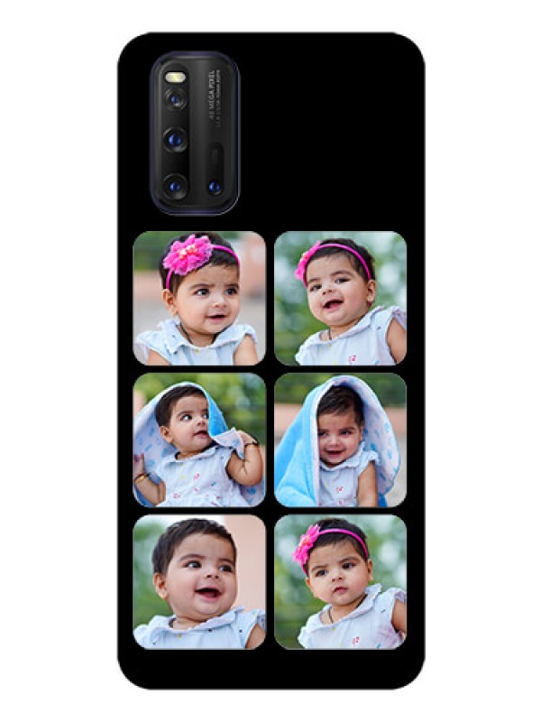 Custom iQOO 3 5G Photo Printing on Glass Case - Multiple Pictures Design