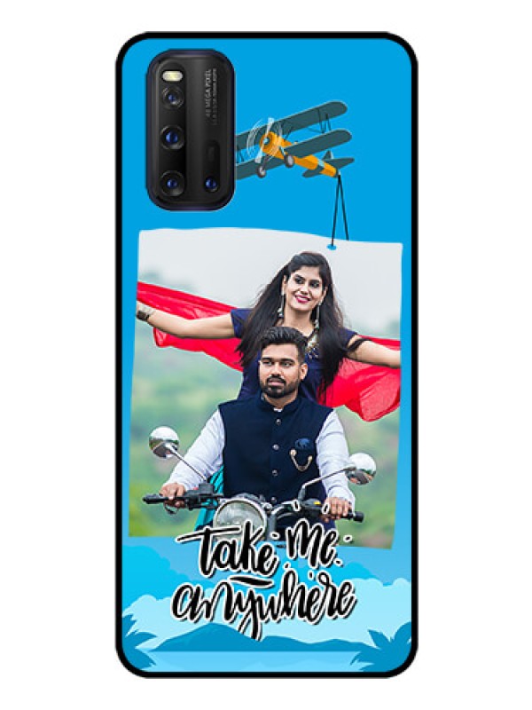 Custom iQOO 3 5G Custom Glass Mobile Case - Traveller Design 