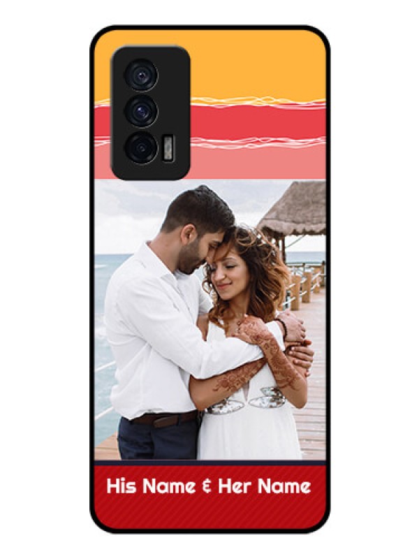 Custom iQOO 7 5G Custom Glass Mobile Case - Colorful Case Design