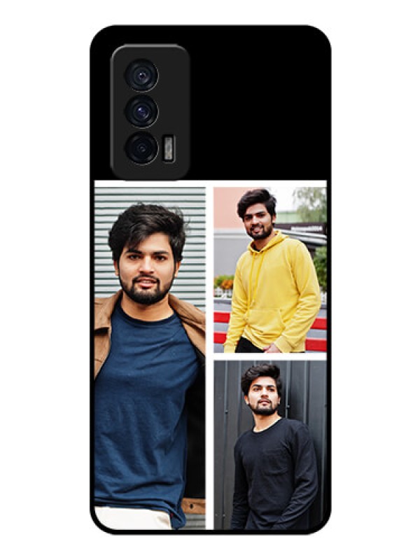 Custom iQOO 7 5G Photo Printing on Glass Case - Upload Multiple Picture Design