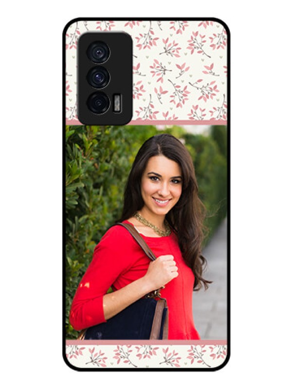 Custom iQOO 7 5G Custom Glass Phone Case - Premium Floral Design