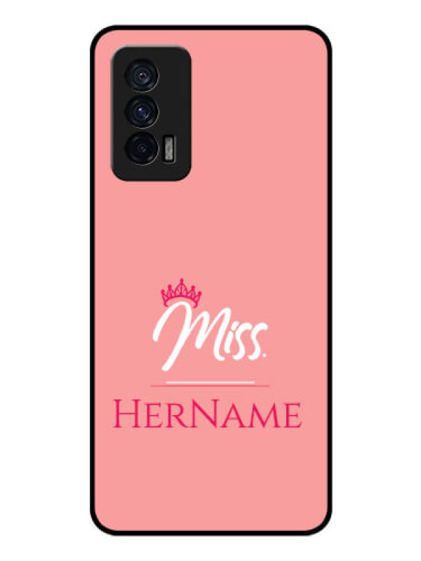 Custom iQOO 7 5G Custom Glass Phone Case Mrs with Name