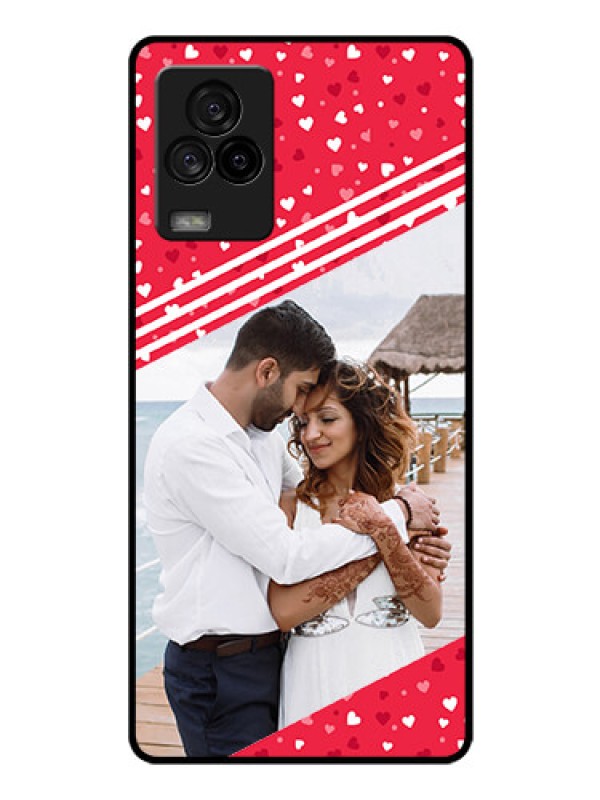 Custom iQOO 7 Legend 5G Custom Glass Mobile Case - Valentines Gift Design