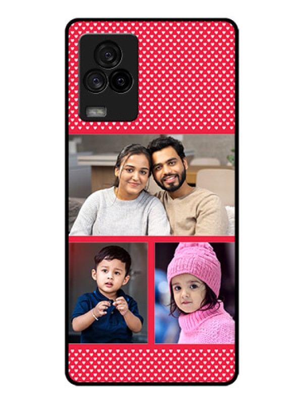 Custom iQOO 7 Legend 5G Personalized Glass Phone Case - Bulk Pic Upload Design